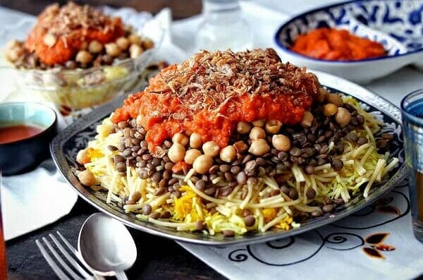 السعرات الحرارية في الكشري